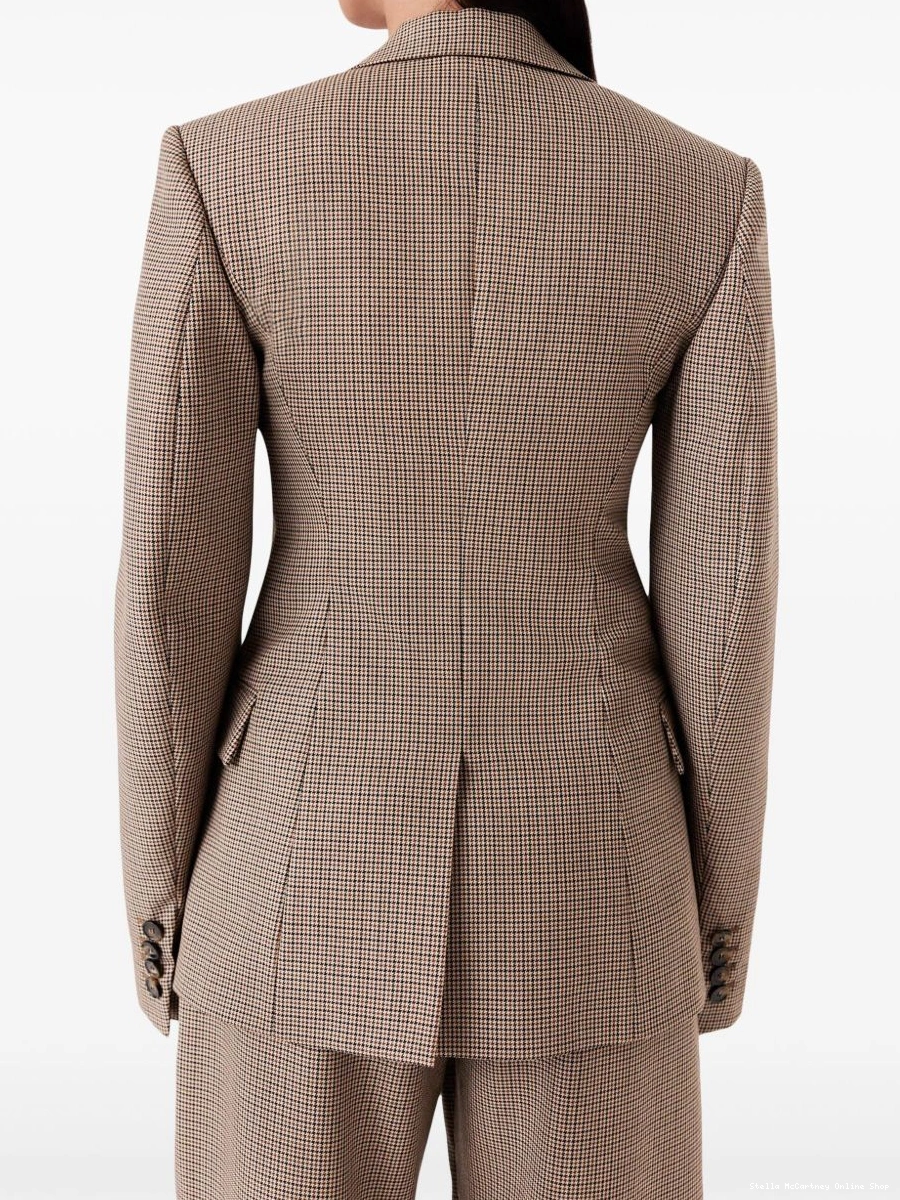 Cheap Stella Women checkered McCartney blazer 0331